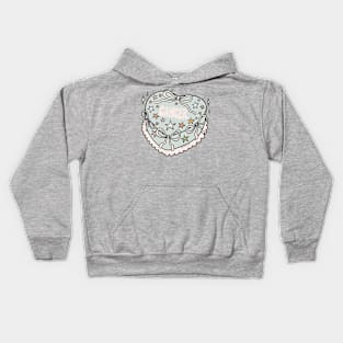 Cancer Heart Cake Kids Hoodie